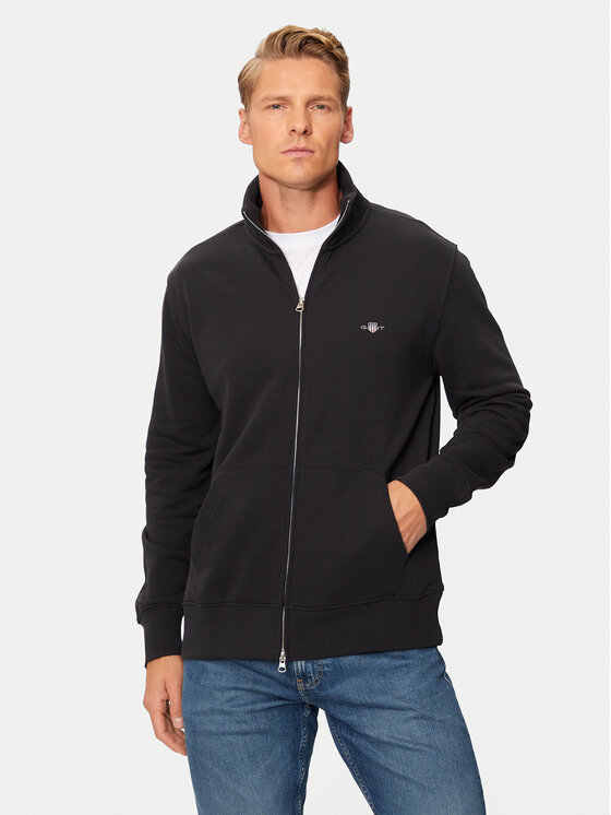 Gant Gant Pulóver Shield 2008006 Fekete Regular Fit