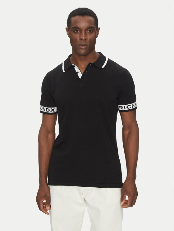 Richmond X Richmond X Polo UMP25309PO Czarny Regular Fit
