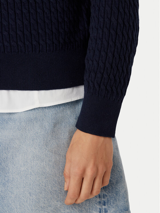 Tommy Hilfiger Tommy Hilfiger Kampsun WW0WW44987 Tumesinine Regular Fit