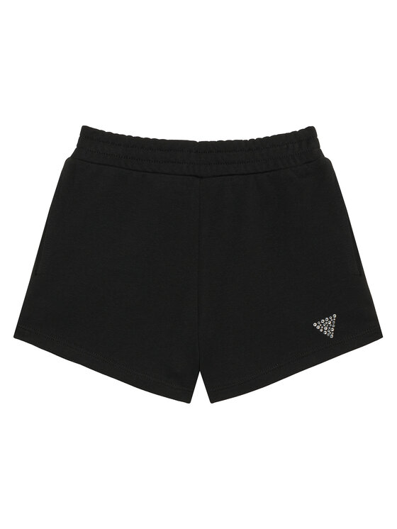 Guess Pantaloni scurți sport J6GD36 KF712 Negru Regular Fit