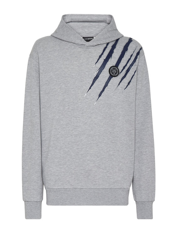 Plein Sport Plein Sport Felpa 14515 Grigio Regular Fit