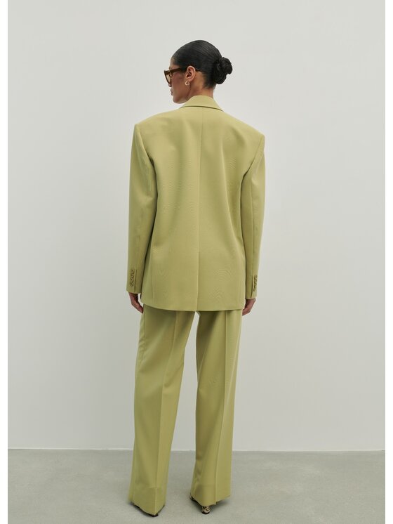 La Mania La Mania Pantalone da abito MOVE 2 Giallo Classic Fit
