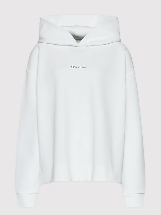Calvin Klein Curve Džemperis Inclusive Micro Logo K20K204896 Balta Regular Fit