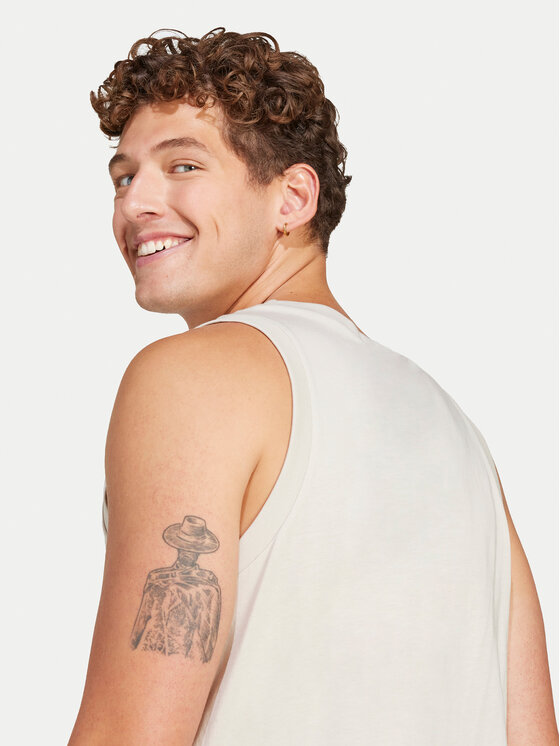 adidas adidas Tank top Essentials Small Logo IN6177 Μπεζ Regular Fit