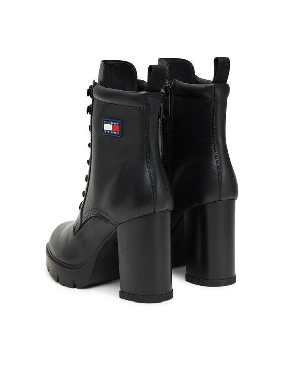 Tommy Jeans Tommy Jeans Stiefeletten Tjw Lace Up EN0EN02832 Schwarz