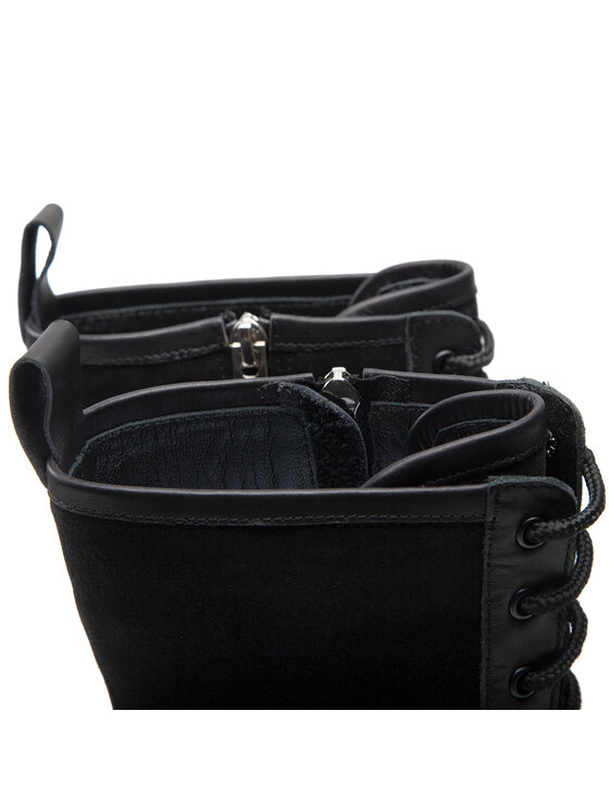 Simple Simple Schnürstiefeletten SL-52-02-000089 Schwarz