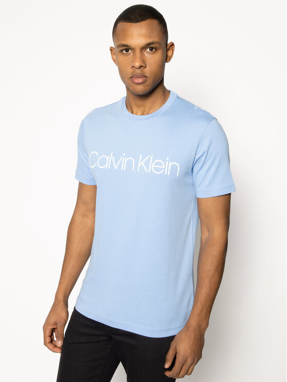 Calvin Klein Calvin Klein T-shirt Front Logo K10K103078 Blu Regular Fit