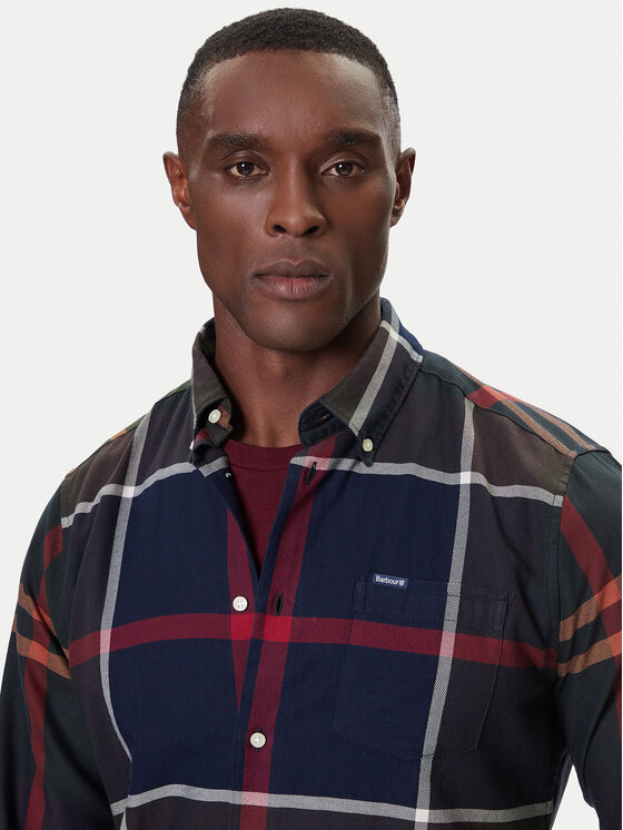 Barbour Barbour Krekls Dunoon MSH4980TN51 Tumši zils Regular Fit