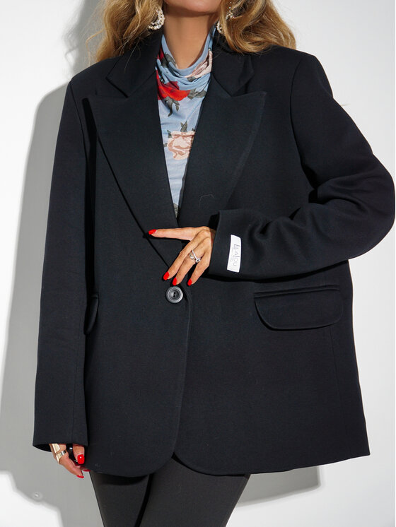 LilaLou LilaLou Marynarka Buki Czarny Oversize