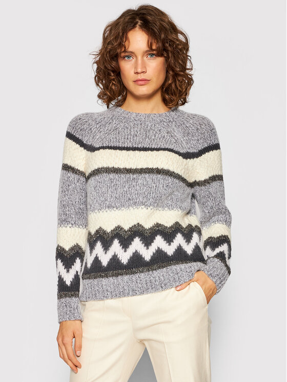 Peserico Peserico Sveter S99196F03 9018R Sivá Regular Fit