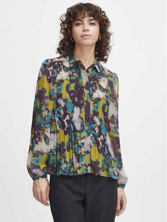 ICHI ICHI Hemd 20119759 Bunt Regular Fit