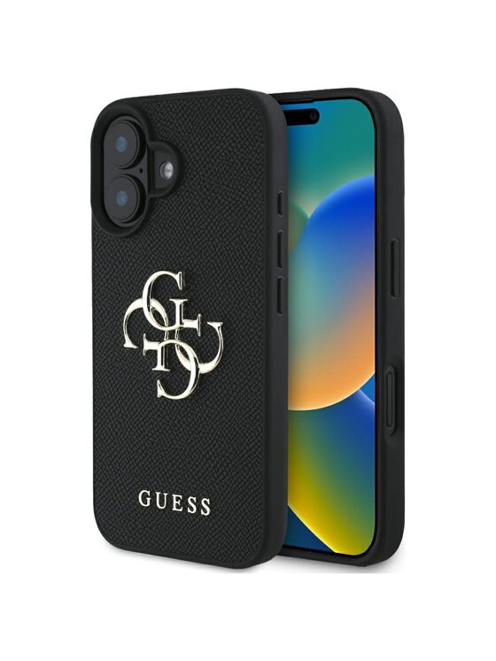 Guess Guess Etui na telefon Apple iPhone 16 Czarny
