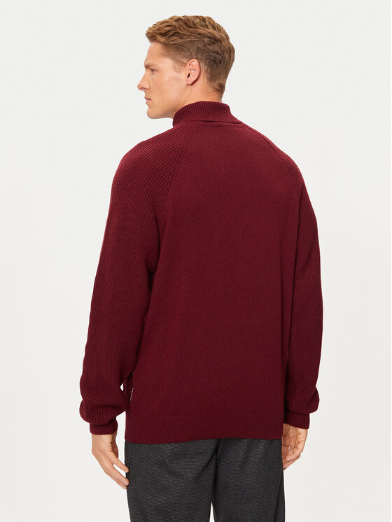 Hechter Paris Hechter Paris Rollkragenpullover 65019 142814 Rot Regular Fit