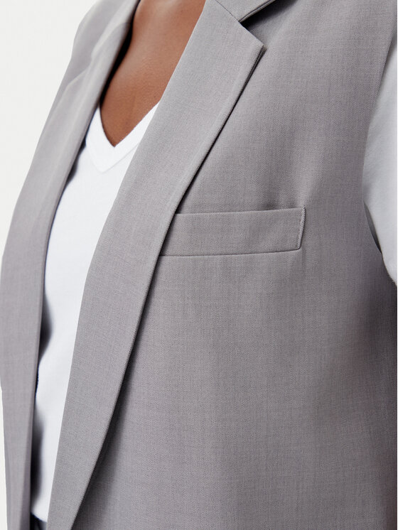 ONLY ONLY Mellény Marine 15338353 Szürke Straight Fit