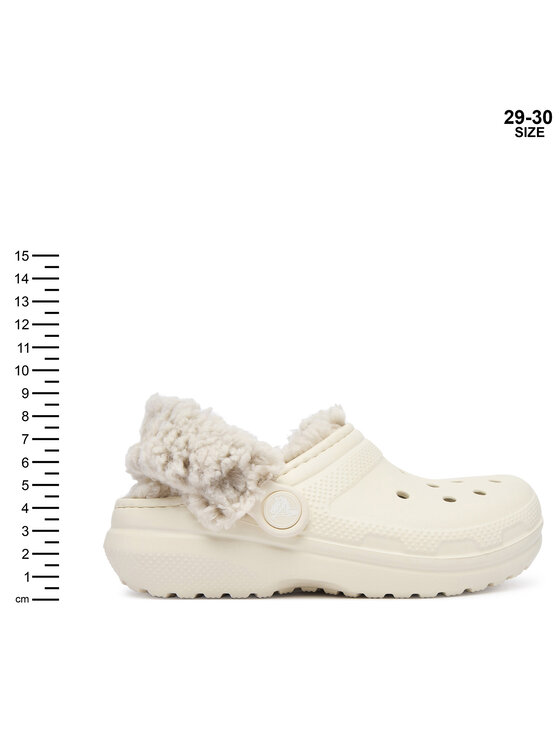 Crocs Crocs Šľapky Classic Fleece Lined Clog K 212856 Béžová