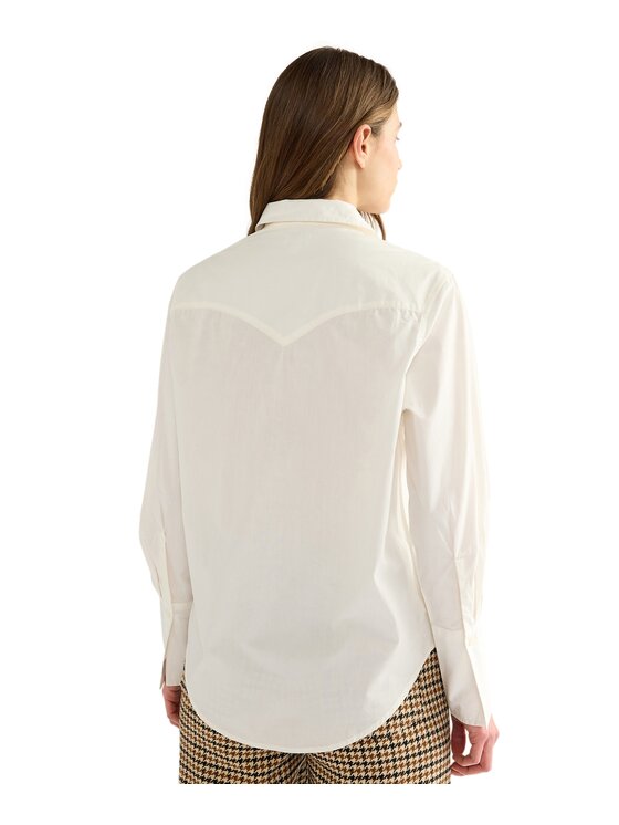 Wrangler Wrangler Koszula 112386780 Biały Regular Fit