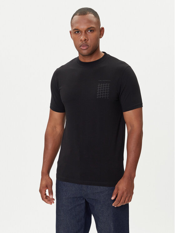 KARL LAGERFELD KARL LAGERFELD T-shirt 755034 554221 Crna Regular Fit