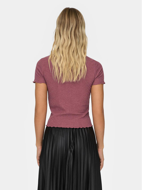 ONLY ONLY T-Shirt Emma 15201206 Rosa Slim Fit