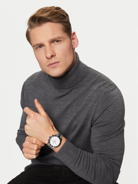 BOSS BOSS Zegarek Hero-Le 1514130 Srebrny