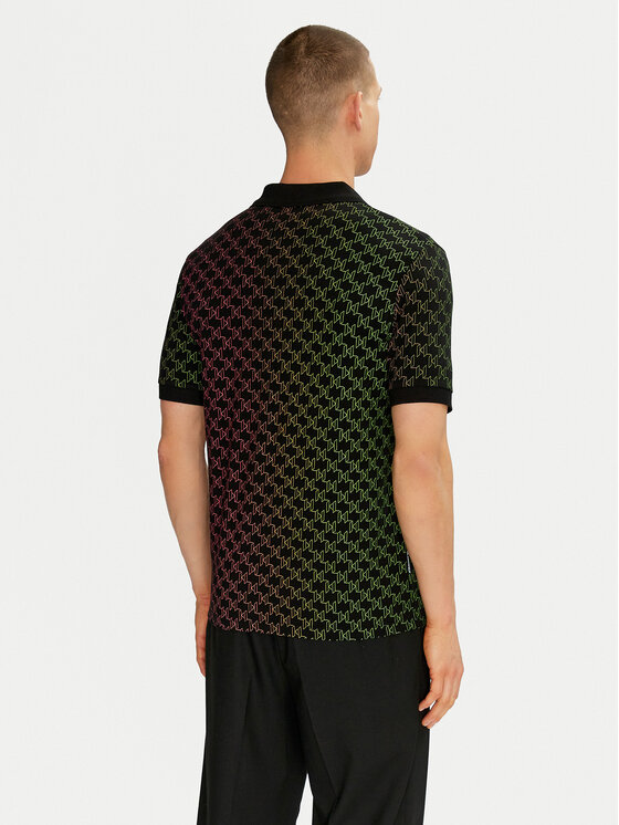 KARL LAGERFELD KARL LAGERFELD Поло 745401 552235 Чорний Slim Fit