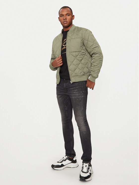 KARL LAGERFELD KARL LAGERFELD Traperice 265801 544832 Crna Slim Fit
