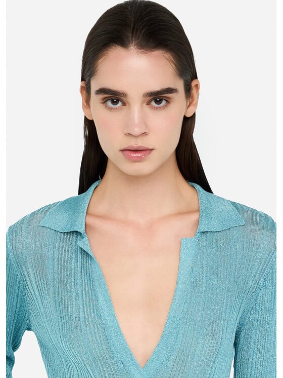 Liu Jo Liu Jo Maglione CF5154MS85OA4353 Celeste Slim Fit