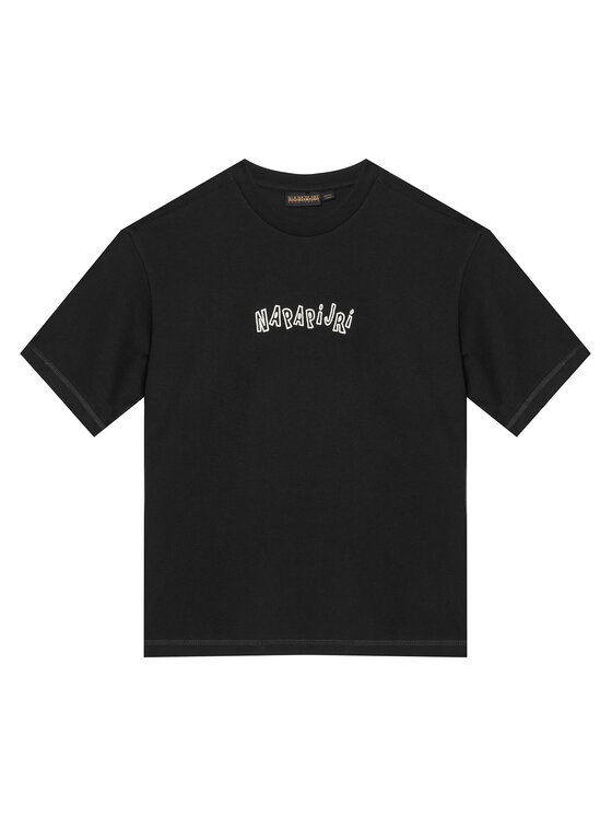 Napapijri Napapijri Póló S-Flein NP0A8B3L Fekete Loose Fit