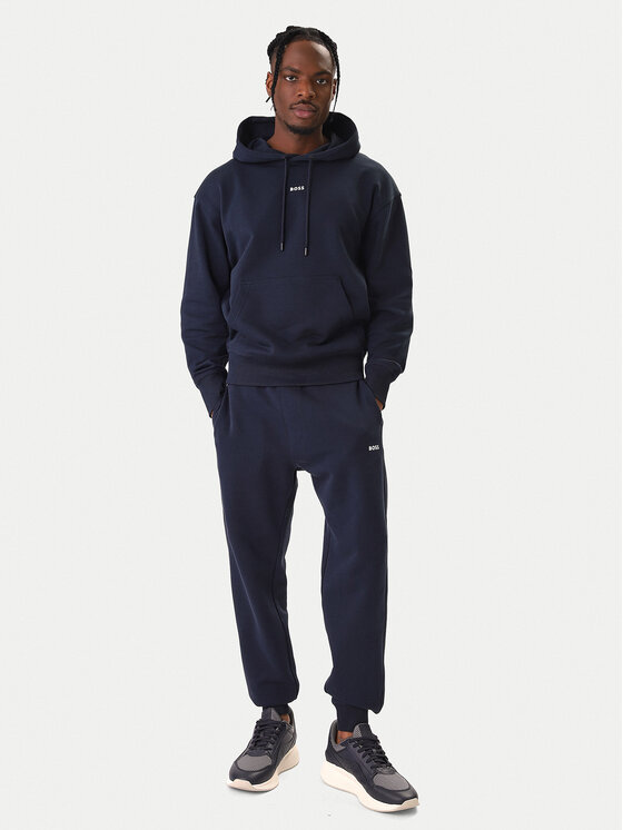 BOSS BOSS Tepláková souprava Wesmallhood 50541065 Tmavomodrá Regular Fit