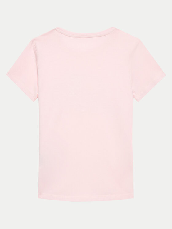 Guess Guess Тишърт J4GI23 K6YW4 Розов Regular Fit