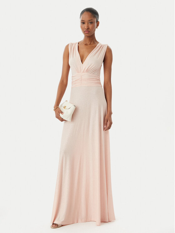 Rinascimento Rinascimento Vakarinė suknelė CFC0122393003 Rožinė Regular Fit