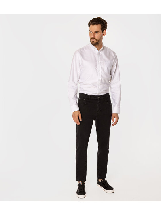 Lee Cooper Lee Cooper Jeansy LONDON Czarny Tapered Fit