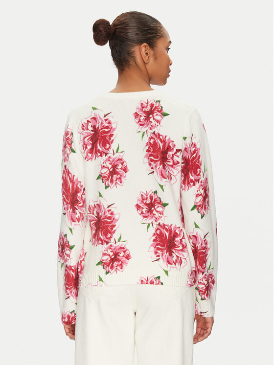 Morgan Morgan Sweter 251-MFLOWER Écru Regular Fit