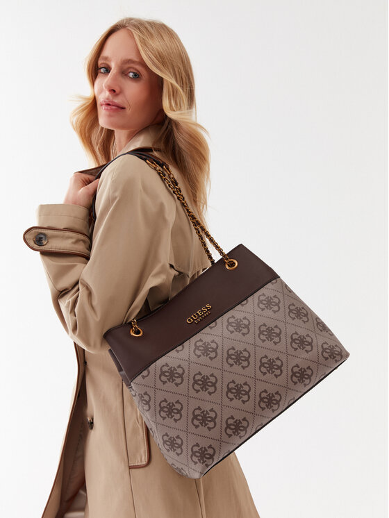 Guess Guess Τσάντα Berta (BB) HWBB86 88230 Καφέ