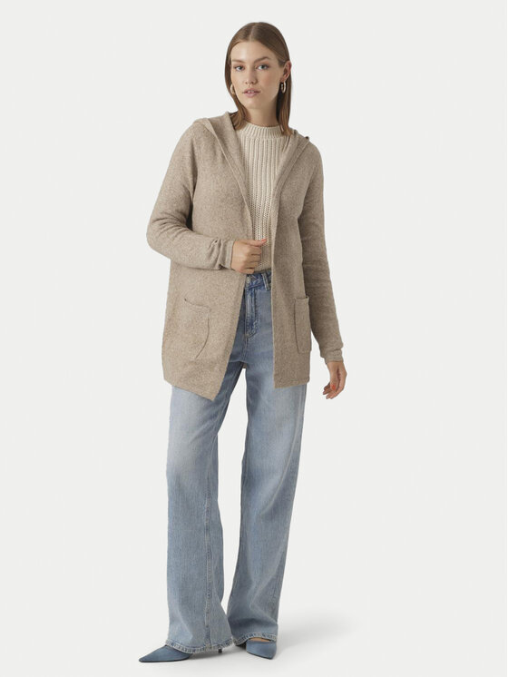 Vero Moda Vero Moda Kardigāns Doffy 10235948 Bēšs Relaxed Fit