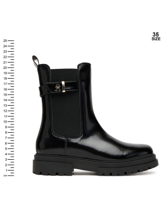 Tommy Hilfiger Tommy Hilfiger Botine Chelsea Boot T4A5-34029-1453 Negru