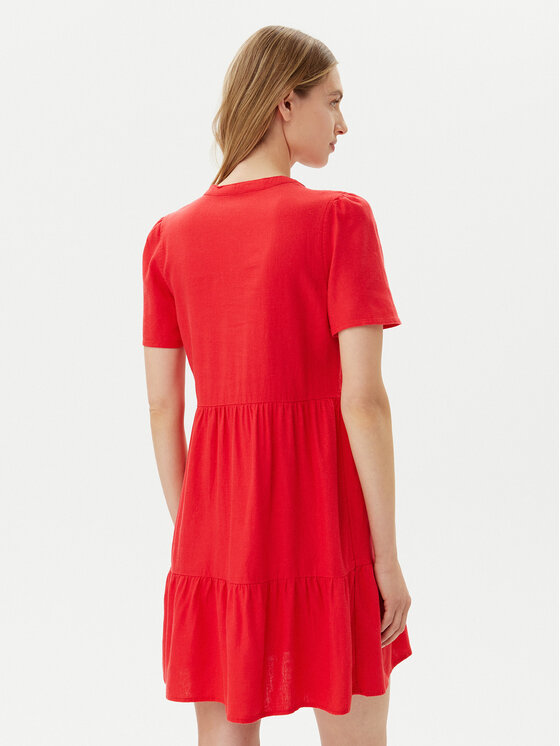 ONLY ONLY Vasaras kleita Tiri-Caro 15310970 Sarkans Regular Fit