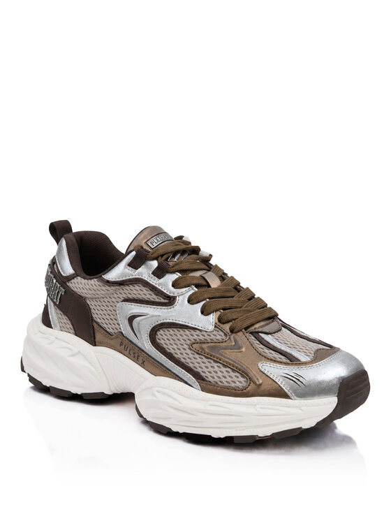 Plein Sport Plein Sport Sneakersy 31535 Brązowy