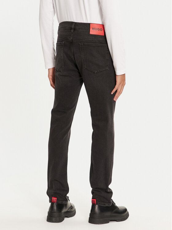 HUGO Hugo Jeansy 50522162 Černá Slim Fit