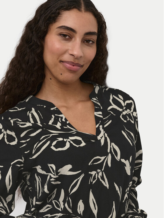 Kaffe Kaffe Blúz Ditte 10507919 Fekete Regular Fit