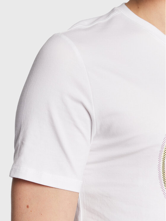 Guess Guess Футболка Round Logo M3GI11 J1314 Білий Slim Fit
