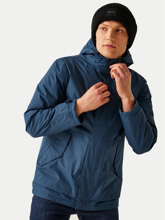 Regatta Regatta Kurtka przeciwdeszczowa Sterlings IV RMP351 Niebieski Regular Fit