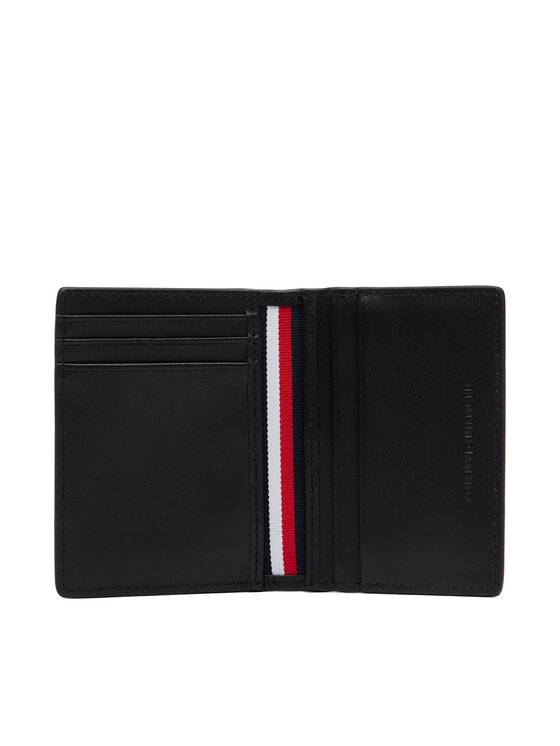 Tommy Hilfiger Tommy Hilfiger Didelė Vyriška Piniginė Th Corp Bifold AM0AM13248 Juoda