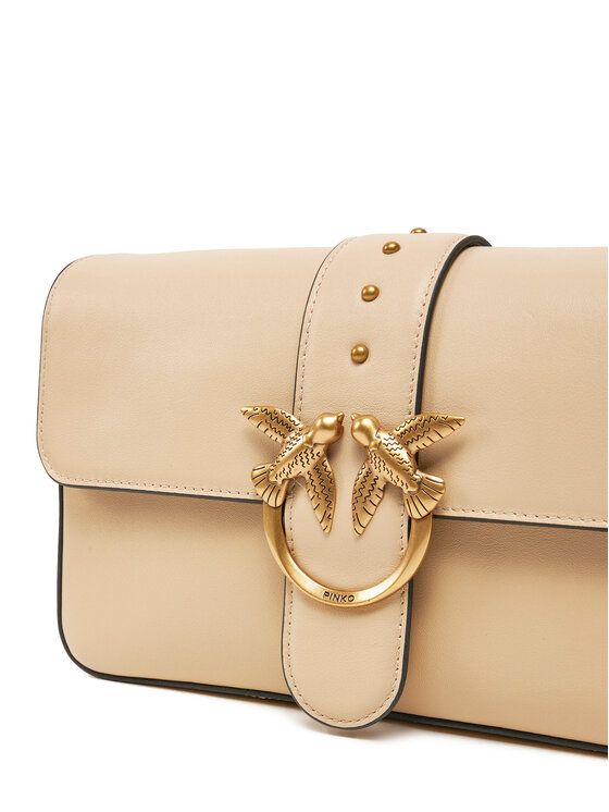 PINKO PINKO Geantă Love One Classic Fl 104524 A0QO C50Q Bej