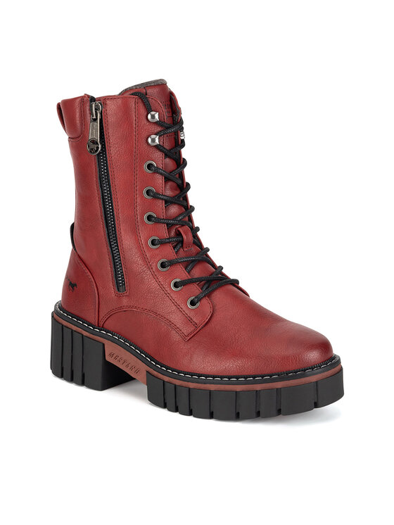 Mustang Mustang Schnürschuhe 1447-504 Rot