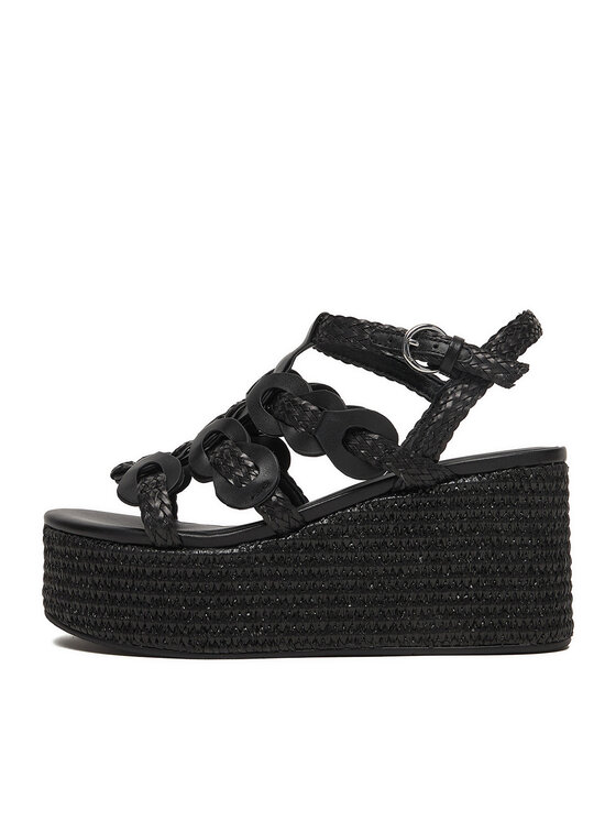 Badura Badura Sandały EO-AMANI-LT0228-26-806 Czarny