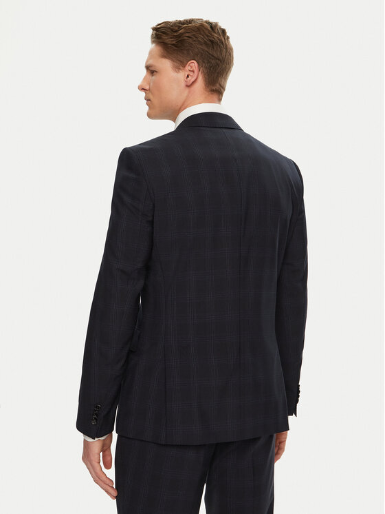BOSS BOSS Garnitur 50538032 Granatowy Slim Fit