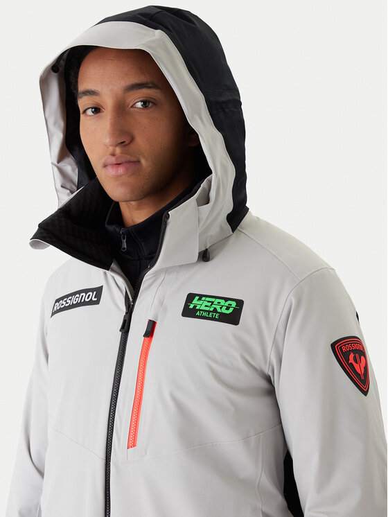 Rossignol Rossignol Geacă de schi Hero Blackside RLOMJ24 Gri Regular Fit