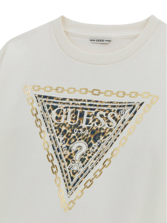 Guess Guess Pulóver J5BQ00 KAV34 Fehér Regular Fit