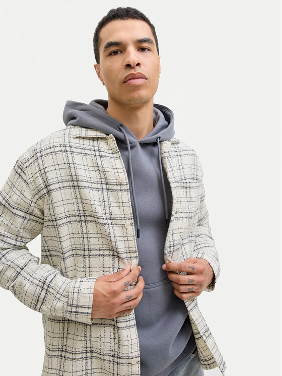 Jack & Jones Jack & Jones Košile York 12283078 Béžová Relaxed Fit