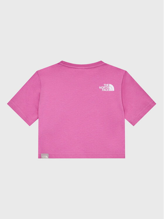 The North Face The North Face Тишърт Crop Easy NF0A83EU Розов Regular Fit